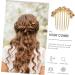 Housoutil comb Clip decorate hair comb wedding decor crystal flower diamond hair accessories women's Diamond pin Hair piece ponytail large spring French rhinestone hair comb - Buy Online on GoSupps.com
