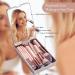 BS-MALL Travel Makeup Brush Set with LED Light Mirror - 14 Pcs Pink APINK - Buy Online on GoSupps.com