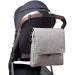 BABABING DayTripper Lite Baby Changing Bag | with Detachable Bottle Holder & Changing Mat | Pram Organiser | Grey Marl - Buy Online on GoSupps.com