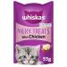 Whiskas Kitten Milky Treats 8 x 55 g Packets Tasty Milky Treats for Kittens aged 2 to 12 Months small bite size Snacks with a delicious milky Filling Milky (Kitten) 55 g (Pack of 8)