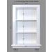 Fox Hollow Furnishings 14x24 Aiden Wall Niche - White with Beadboard Back - Buy Online on GoSupps.com