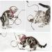 Molain Cat Bar Rainbow Toy - 5 Interactive Rainbow Wands for Kittens & Cats Training (30cm Leopard Pattern) - Engage Your Feline Friend! - Buy Online on GoSupps.com