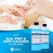 Lucemill Nail Prep & Wipe Gel Nail Polish Cleanser I 500ml | Professional Formula for Gel Nails Acrylics & Nail Tips | Alcohol for Nails & Gel Wipe Off Solution I Comes with 200 Lint Wipes - Buy Online on GoSupps.com