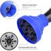 Travel Hair Dryer Diffuser - Sailor-Like Styling Attachment (1.54-1.69 inches) - Professional Blue Diffuser for Perfect Curls on the Go - Buy Online on GoSupps.com