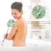 4-Piece Loofah Back Scrubber Set with Wooden Handle | Long Handled Bath Sponge for Exfoliation | Shower Body Brush for Men and Women | White, Grey, Blue, Green - Buy Online on GoSupps.com