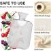 Buy Naanle 2L Red & Blue Cherry Hot Water Bottle with Cover - Pain Relief & Therapy for Bed Hands & Feet - Buy Online on GoSupps.com