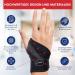 Light Wrist Bandage for Tendonitis & Carpal Tunnel - Designed by Doctors | Black Single Pack - Buy Online on GoSupps.com