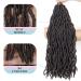 Shop 6 Packs of 24 Inch Faux Locs Crochet Braids - Pre-Looped Soft Dreadlocks & Goddess Locs - 21 Strands/Pack - Soft Locs Hair in 4# - International Shipping Available - Buy Online on GoSupps.com