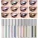 Glitter Pearlescent Eyeshadow Long Lasting Liquid Eyeliner Silkworm High Gloss Easy to Wear Shimmer Eye Makeup (Color : 24) - Buy Online on GoSupps.com