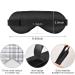 Haskirky Light Blocking Eye Mask for Adult Men and Women - Breathable & Adjustable for Travel, Yoga, Meditation, Office - Grey Plaid Pattern - Buy Online on GoSupps.com