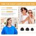 Premium Noise Cancelling Ear Plugs for Sleeping - Reusable Silicone with 3 Size Eartips & Portable Case (White - Buy Online on GoSupps.com