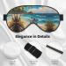 Romantic Beach Print Eye Mask | Ultra-Soft Light-Blocking for Restful Sleep | Ideal for Comfort | International Shipping Available - Buy Online on GoSupps.com