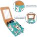 Travel Lipstick Organizer Case | Portable Makeup Bag with Mirror | Bow Chihuahua Dog Design - Shop Now - Buy Online on GoSupps.com