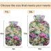 Shop Naanle Romantic Spring Flowers Heat Bottle - 1L Transparent Hot Water Bottle for Hand & Foot Pain Relief | Ideal for Warmth and Cold Therapy - Buy Online on GoSupps.com