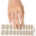 UV Gel Nail Foil Strips - 20 Thin Polish Strips Nail File & Cuticle Sticks | UVNAILS Shiny Gold - International Shipping Available - Buy Online on GoSupps.com