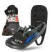 EVVO - original - snowshoe Michelin sole with lamella tunnels and IceSpike Techology.Adjustable ties for men and women with transport bag all terrain black / blue L (EU 42 - 48)