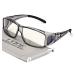 LVIOE Fit Over Blue Light Blocking Glasses and Computer Eyewear- Wear Over Prescription Glasses/Reading Glasses/RX Glasses A01 Grey Frame Anti Blue Light Glasses