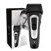 Venga!Electric razor 2 foil cheese heads slit trimmer foldable long-haired cutter wet or dry razor black VG SH 3000