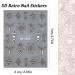 Embossed Bohemian Retro Lace Nail Art Stickers - 4 Sheets for Women and Girls - Buy Online on GoSupps.com