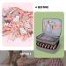KGMCARE Travel Nail Polish Organizer - Holds 42 Bottles - Large Capacity Double-Layer Carrying Case for Manicure Set - Portable Storage Bag in Gray - Buy Online on GoSupps.com