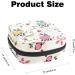 GIAPB Period Bag | Sanitary Napkin Storage Pouch | Period Travel Makeup Bag | Cartoon Cow Butterfly Flower Print - Color4631 - Buy Online on GoSupps.com