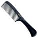 Kent SPC83 Salon-Style Barber Comb and Dressing Cutting Detangler Comb with Wide Teeth - Professional Barber Wide Tooth Comb for Styling for Medium and Thick - Kent Quality Barber Supplies