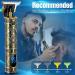 LURNOFY Cordless Hair Trimmer for Men - Professional Electric Clippers - T-Blade Beard Trimmer - Rechargeable Close Cutting Kit - Gold - Buy Online on GoSupps.com