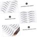 POPETPOP 12 Sheets waterproof eyebrow stickers eyebrow water transfer artificial eyebrows false eyebrows for 1 count (Pack of 1) Black - Buy Online on GoSupps.com