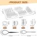 Melliex 70-Piece Dreadlocks Jewelry Set | Aluminum Hair Rings for Braids | Adjustable Woven Hair Accessories for Men & Women - Silver - Buy Online on GoSupps.com