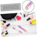 minkissy 2pcs Nail Stamp Nail Art Stamper Head French Tip Nail Tool Nail Art Stamp Tool Nail Art Stamper for French Manicure Nail Art Stamping Tools Silica Gel Template Purple Printing 11.50X2.00X2.00CM Purple - Buy Online on GoSupps.com