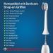 16 Compatible Whitening Brush Heads for Philips Sonicare - 8 White & 8 Black Replacement Clean Brushes - Buy Online on GoSupps.com
