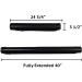 2-Pack Extendable Poster Tubes Expand from 24.5 to 40 with Shoulder Strap | Carry Documents  Blueprints  Drawings and Art | Black Portable Durable Round Storage Cases with Lids and Labels large Black - Buy Online on GoSupps.com