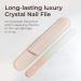Beautifect Crystal Nail File - Glass Nail File with Precision-Filling & Durable Tempered Glass - with Vegan Leather Storage Pouch - Glass File for Natural Nails and Manicures - Buy Online on GoSupps.com