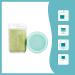 Babymoov Glass Babybols Baby Food Storage Containers - Airtight and Rewritable Lids 4 x 100 ml and 4 x 220 ml 4 x 100ml + 4 x 220ml - Buy Online on GoSupps.com