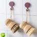 2Pcs Wooden Dish Brush Palm Corrosion Resistant Smooth Dish Scrubber with Rope Washable Reusable Hanging Scrub Brush for Pot Dish Sink Vegetables. - Buy Online on GoSupps.com