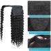 Ponytail Extension Deep Wave Wrap Around Pony Tail Clip In Wave Curly Hair Extensions 8-24" Brazilian Human Hair Ponytails Hairpiece for Black Women Ponytail Hair Extension(Size:12inches) 12inches Wrap Around Ponytail - Buy Online on GoSupps.com