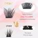 EMEDA D Curl Lash Clusters - Reusable DIY Eyelash Extensions 8mm-14mm | Soft Individual Cluster Lashes for Stunning Eyes - Buy Online on GoSupps.com