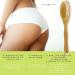 Dry Brushing Body Brush with Boar Bristles - Anti Cellulite Treatment & Skin Smoother for Thighs, Buttocks & Back - Long Handled Massager for Lymphatic Drainage - Buy Online on GoSupps.com