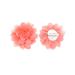 PrettyBoutique Girls Kids Women Chiffon Flower Hair Clip Alligator Clip Party Wedding (7cm Coral)