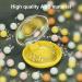 Portable Press Case & Prosthesis Box - Airtight Round Storage Container with Transparent Lid - Perfect Yellow Gift for Travel & Birthdays - Buy Online on GoSupps.com
