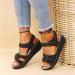 Lausiuoe Women's Arch Support Sandals for Plantar Fasciitis - Orthotic Flip Flops 8.5 W-Black - Buy Online on GoSupps.com