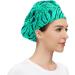 Adjustable Working Caps Tie Back Cover Hair Bouffant Hats Sweatband - Monstera Tropical Leaf | One Size Fit All - Buy Online on GoSupps.com