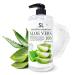 CUTIE MANGO Aloe Vera Soothing Gel 1000ml (35.27oz) | Quick Hydration & Moisturizing | Natural Aloe Vera | Face Hair Body After Shave Korean Daily Skincare All Skin Types Family Size (Made in Korea)