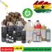 Aroma Depot Raw African Liquid Black Soap - 100% Natural for Acne, Eczema, Psoriasis - Handmade from Ghana - Gallon Size - Buy Online on GoSupps.com