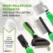 Golden Pets Self-Cleaning Dog & Cat Brush | Improved Version for Short to Long Hair | Fast Cleaning & Nursing Dish for Small to Large Animals - Buy Online on GoSupps.com