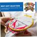 Exceart 124 Pieces Cotton Cross Stitch Thread - Colorful DIY Craft & Bracelet Making Yarn - Buy Online on GoSupps.com