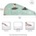 Buy Small Ballerinas Teal Hair Towel 2 Pack | Super Absorbent Quick Dry Hair Turbans for Women & Girls - Buy Online on GoSupps.com