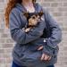 Kei Tomlison Unisex Big Pouch Hoodie | Pet Holder Carrier Sweatshirt Dark Gray 3X-Large - Buy Online on GoSupps.com