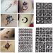 Simple Safe Odorless Non-toxic Stencil Temporary Template Template Professional Tattoos for Beginners - Buy Online on GoSupps.com