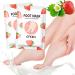 Yueci FootMeast Strawberry Foot Mask - Deep Exfoliation for Dead Skin & Callused Heels | 1 Pair Corneal Socks for Soft Feet - Foot Care Solution - Buy Online on GoSupps.com